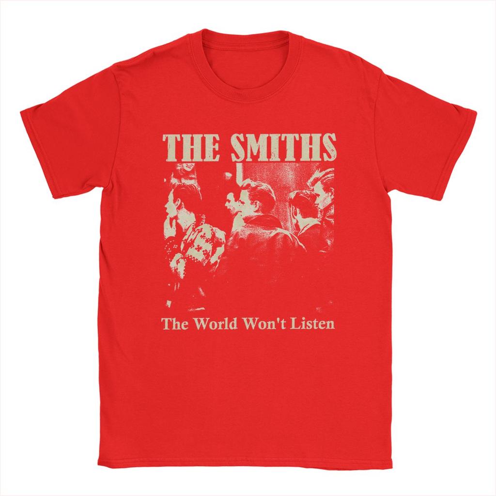 T-shirt Unisex The Smiths Crazy Cotone T-shirt Manica Corta T-shirt Girocollo Abbigliamento Taglie Forti