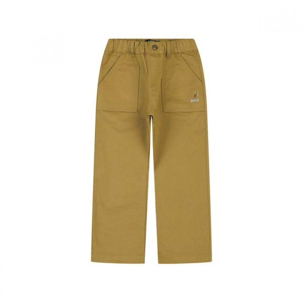 Kangol Kids Autumn Woven Cotton Pants Rc 0001 Beige aRccpt00010be beige/110