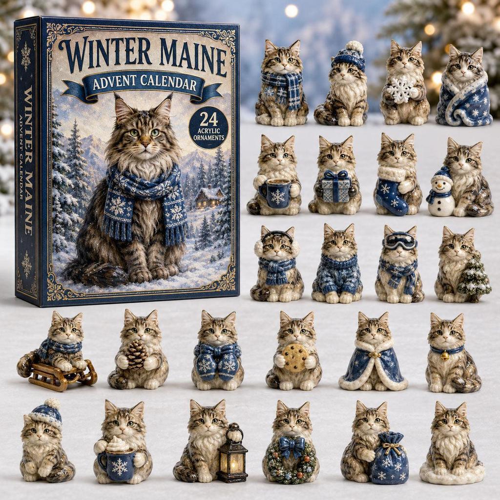 Weihnachts-Adventskalender 2026 – Feiertags-Blindbox-Kalender im Tier-Thema