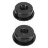 2PCS TL Electric Guitar Jack Cover Round Metal Electrosocket Plate with Mounting Screws