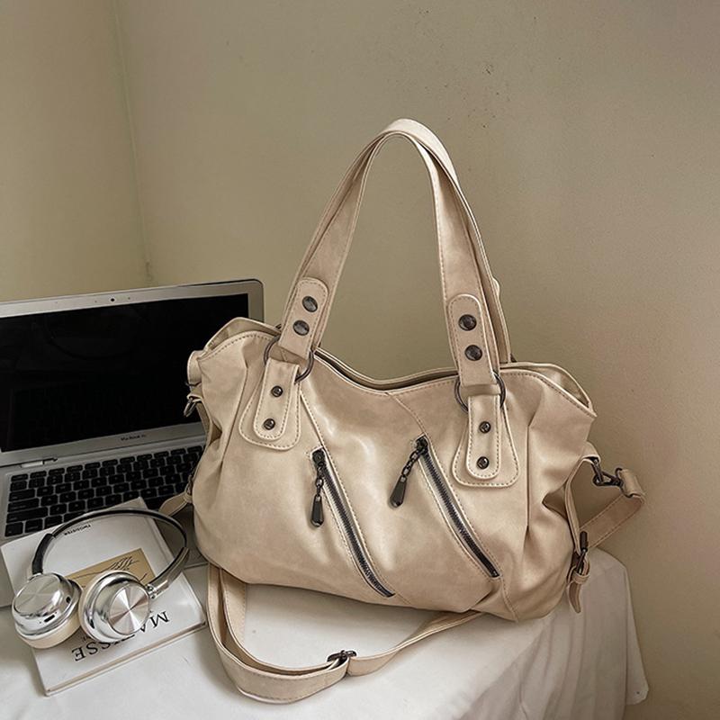 Yogodlns Fashionable Tote - Large Capacity Bag, Adjustable Strap, Compact Crossbody Purse, Stylish Everyday Wear