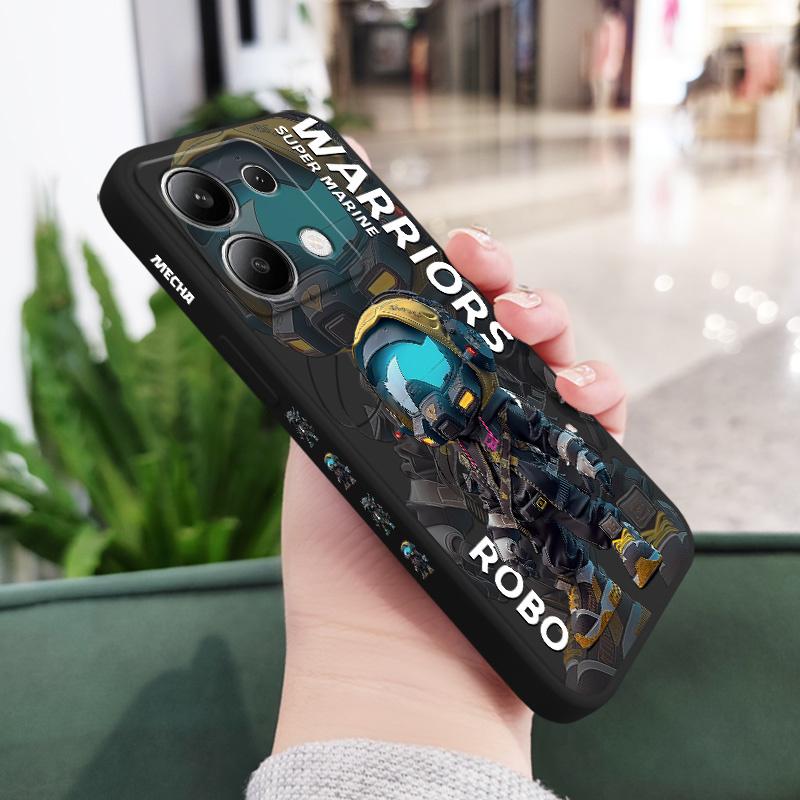 

Модный крутой чехол для телефона для мальчика на Xiaomi Redmi Note 13 12 12S 11 11S 10 10S 9 9S Pro Plus 4G 5G, чехол из жидкого силикона Redmi Note13 4G