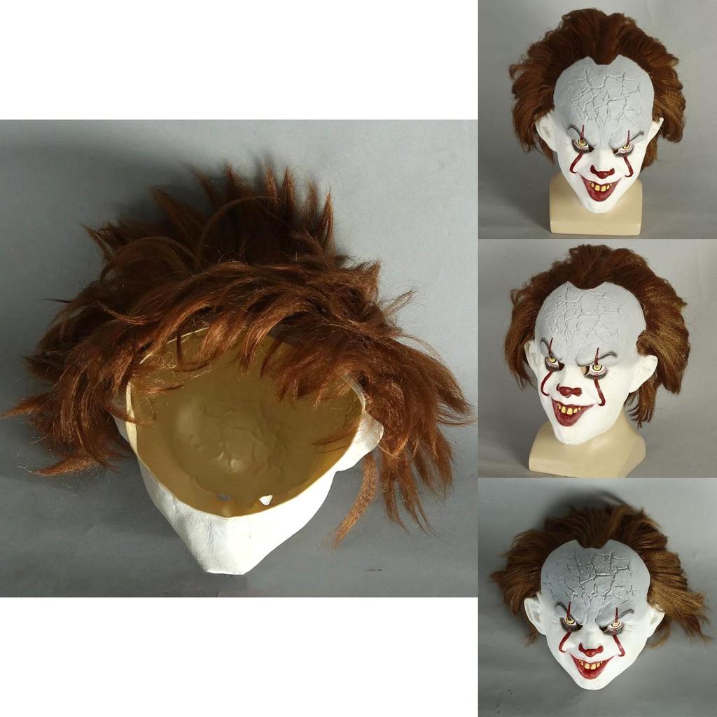 High-quality Stephen King's It Pennywise Horror Clown Mask Ideal For Costume Parties
