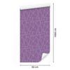 Wallpaper Geometric pattern purple, soft shapes 50x1000