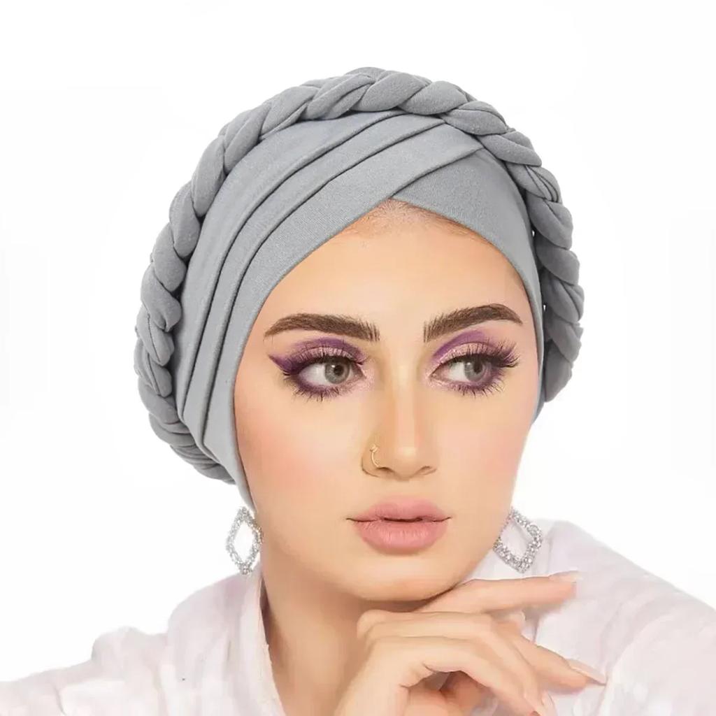 Women Sequin Knotted Turban Indian Hat Muslim Hijab Beanie Bonnet Hair Loss Headscarf Chemo Cap Headwear Bandanas Turbante Mujer