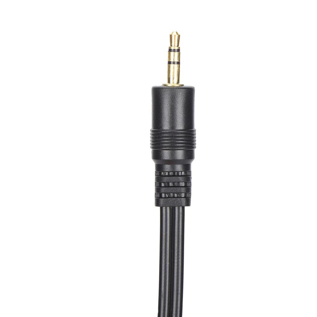 Microphone Cable 3.5mm Connector To Dual XLR Male Adapter Interconnect Patch Cord