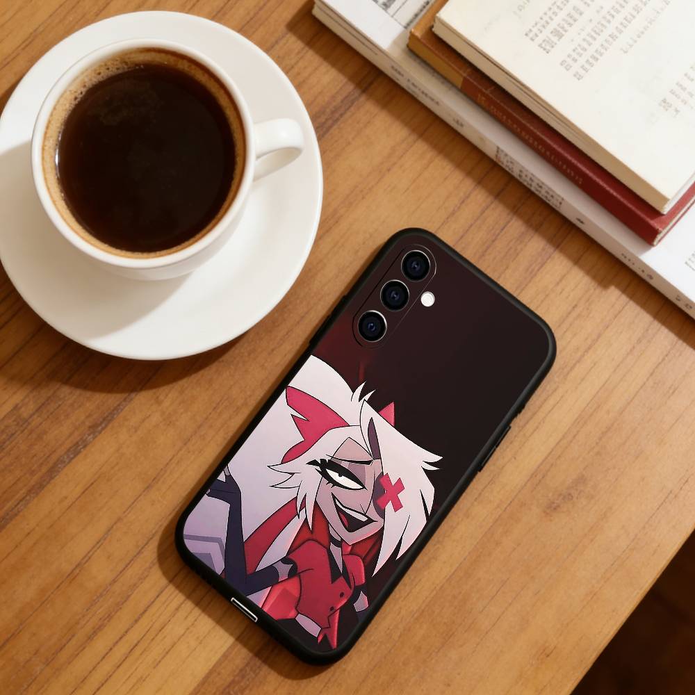 Hazbin Hotel Vaggie Phone Case For Samsung Galaxy A73,A72,A71,A70,A53,A52,A51,Others Soft Black Cover