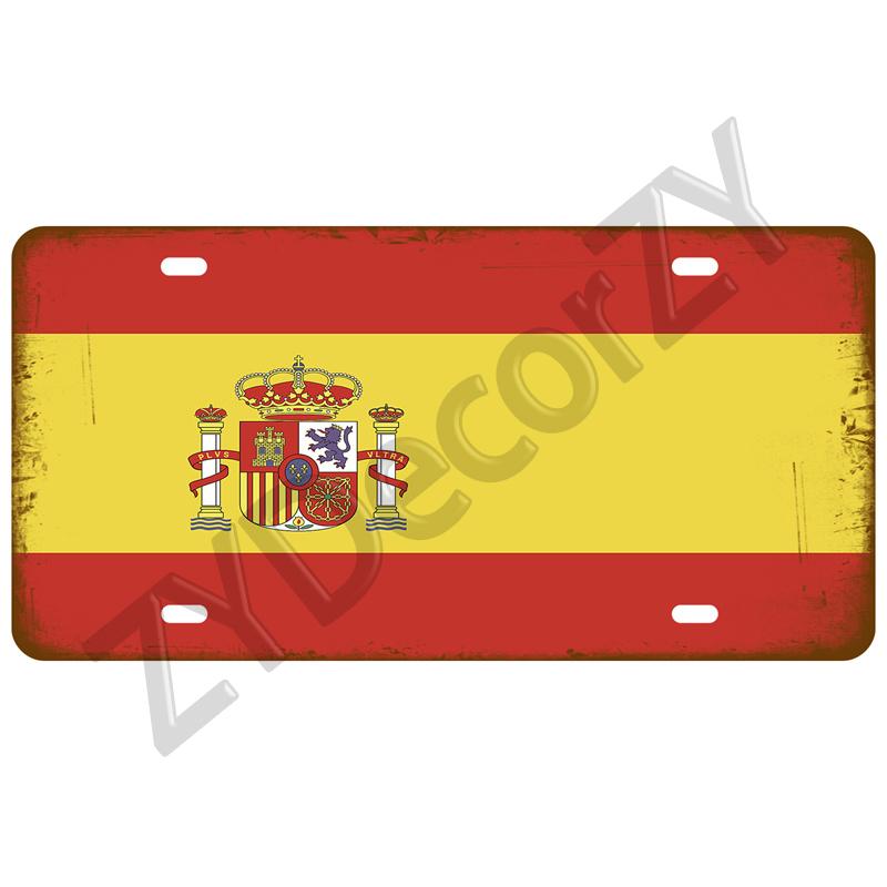 Retro Tinplates Plate Landmark Country Metal Sign Plaque Metal Vintage Tin Sign Home Decor For Man Cave Bar Pub Club Decoration