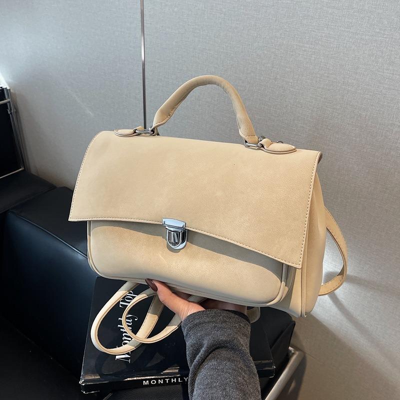 Casual Matte Briefcase Bag Female Versatile Mailman New Trendy Fashion Backpack Versatile Handbag