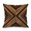 Home Decor Nordic Christmas Brown Geometric Ornament Pillowcase Sofa Chair Printed Car Cushion Cover funda de almohada
