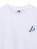 Enbiei Team Lettering Bag Mesh Sleeveless White