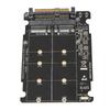 NVME U.2 To Combo NGFF M.2 SATA PCIe SSD Adapter 40Gbps Stable Operation SFF8639 SSD Adapter for