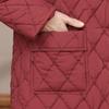 Mom's Winter Wardrobe: Lightweight Cotton-Padded Jacket for Mid-Aged and Elderly Women
