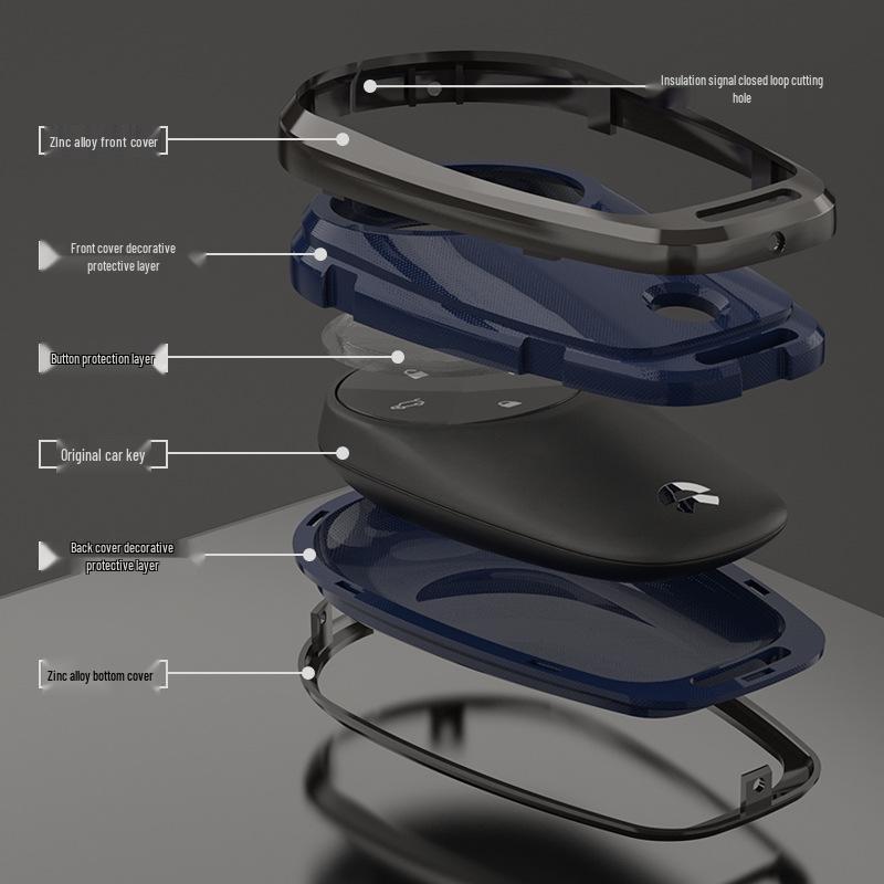 NIO ES6/ES8/EC6 2022 Key Case: Custom Protective Shell with Buckle