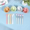 4Pcs Facial Brush Mask Bowl Spoon Set Mask Brush Bar Diy Beauty Tools Skin Care