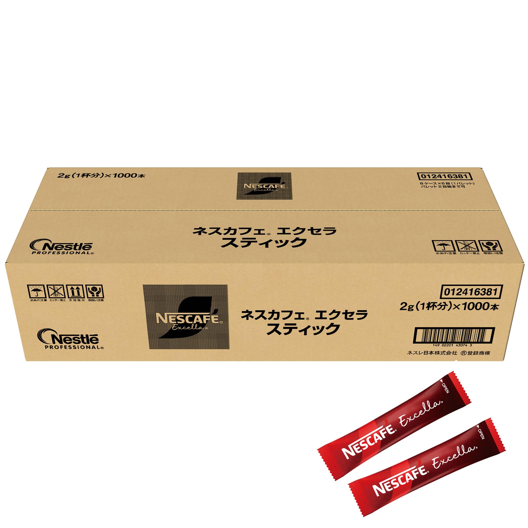 

Nescafe Excela Stick 1000P [Комерційне використання] [Розчинна кава]
