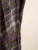 Maillard Retro Plaid Wool A-Line Skirt - Women's Mid-Length for Autumn/Winter