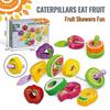 Greedy Worm Fruit Skewer Beading Blocks - Early Education Toy for Kids and Kindergarten