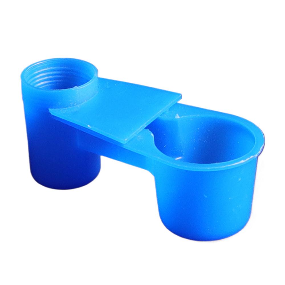 Pet Bird Dove Drinker Bowl Quail Water Cups Bottle Cat Chicken Pigeon Parrot Hamster Double Nozzle Water Guide Drinking Bowl