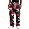 Men's Loose Fit Wide Leg Casual Pants Streetwear Comfortable Trousers