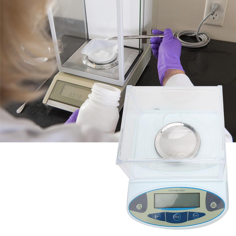 500g X0.01g Lab Analytical Precision Balance Electronic Scale with 200g Weight