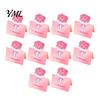 Foldable Note Cards 10Pcs 3D Bouquet Greeting Card, Thank You Best Wishes Card Folding Floral for Mother's Day Father's Birthday