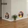 Versatile Wall Surface Stickers 3D Mouse Sticker, Realistic Easy Peel And Stick Decal, Waterproof Decorative Cabinet Door PVC Art for