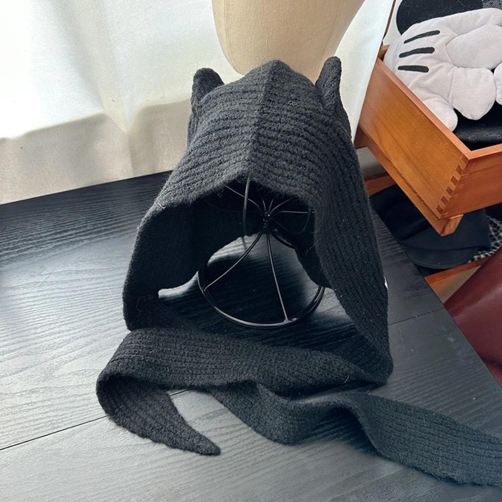 Korean Style Balaclava Hats Niche Bomber Hat Cute Scarf Hat  Women  Autumn Winter