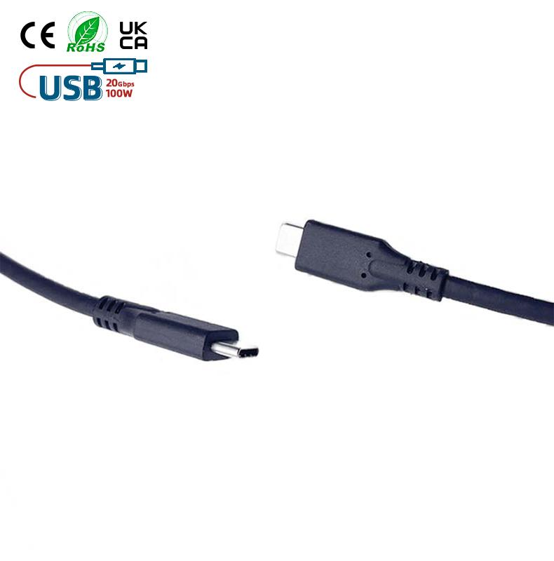 0.5M C To C 100W USB-C Type-C Fast Charging Data Cable Bio Quick Charger Android Mobile Phones Nylon Material Micro Connectors