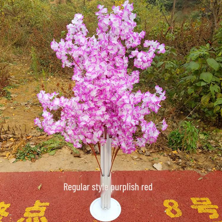 Cherry Blossom Wedding Aisle Runner and Flower Basket Stand