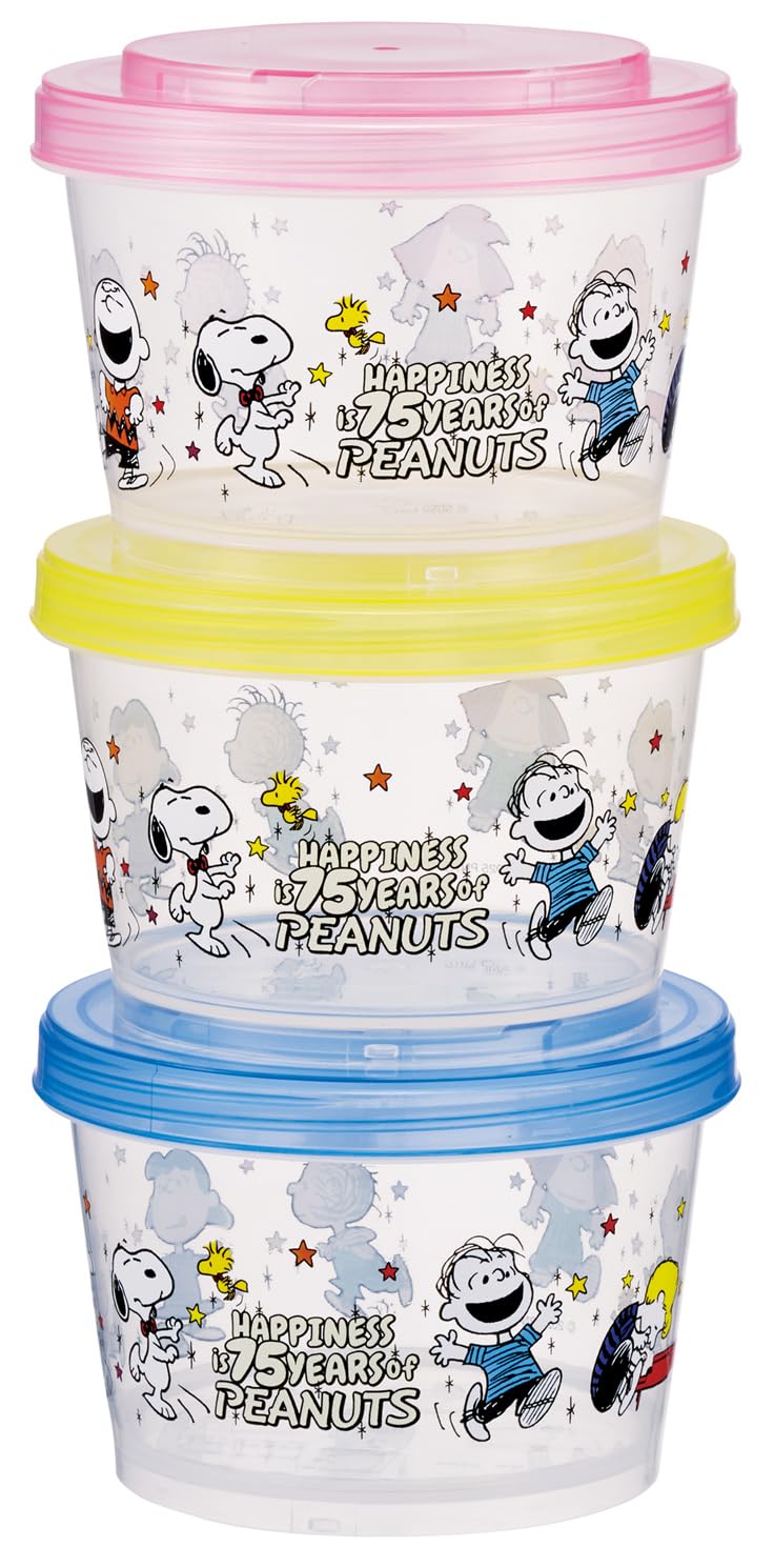 Набор герметичных контейнеров для обеда Скейтбордист Snoopy PEANUTS 75-й Танцующие Коробки, Коробки, Контейнеры, Контейнеры, 3,