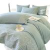 Premium Sense Maternal and Infant Grade Class A 80 Long-staple Cotton 4pcs Quilt Cover Pure Cotton Sheet Light Luxury Embroidery Bedding 4