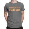 Men Bad Day To Be A Pumpkin Cute Halloween T Shirts Trick or Treat Cotton Clothes Funny Short Sleeve O Neck Tees Adult T-Shirt
