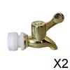 2x Water Tap Jar Faucet Adjustable Reusable Leakproof Dispenser Tank for Picnic
