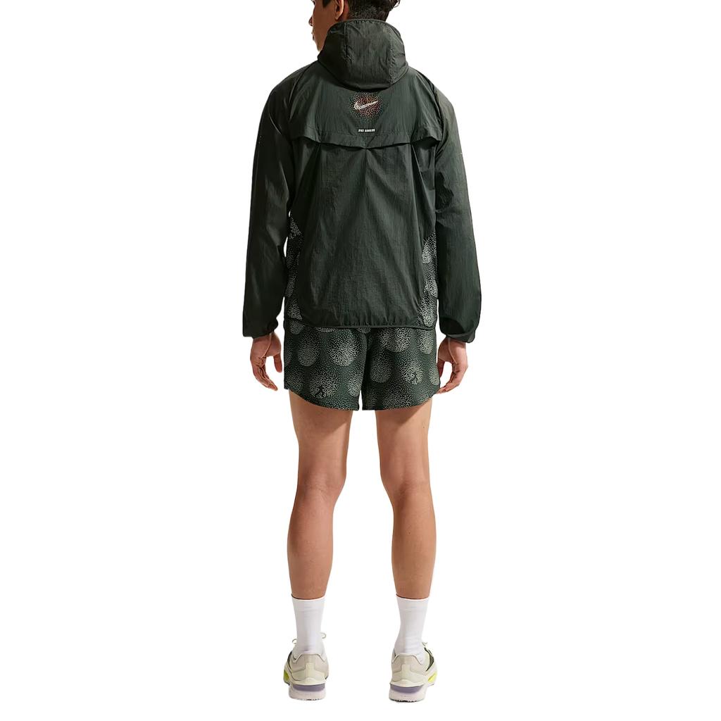 Nike Running Jackets Men's Black Cloud Green Hooded Non Detachable Moderate Other IO0539-317