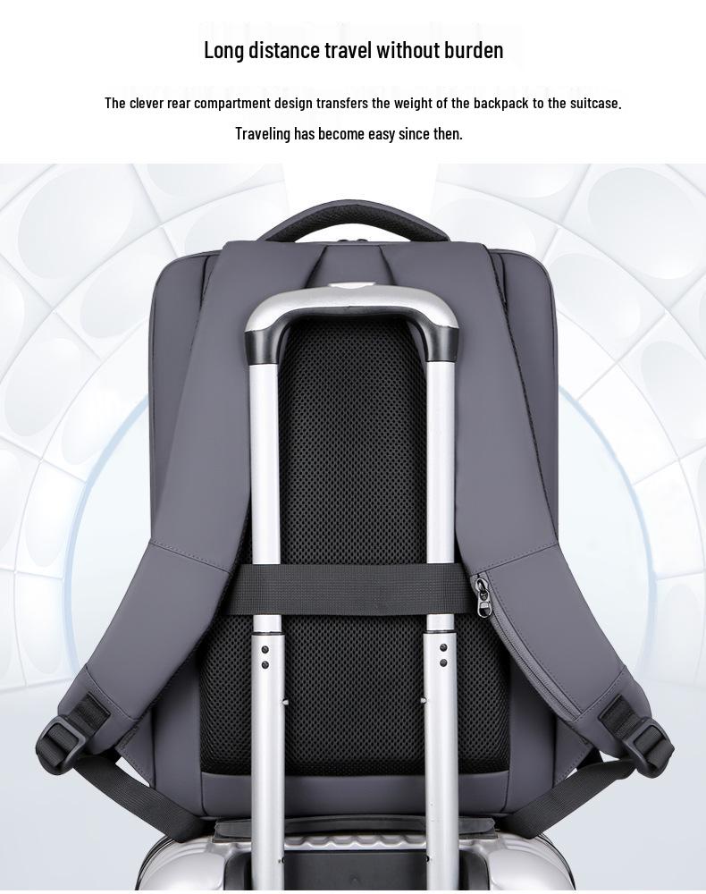 High-End Waterproof Laptop Backpack: Stylish & Casual for Men & Women