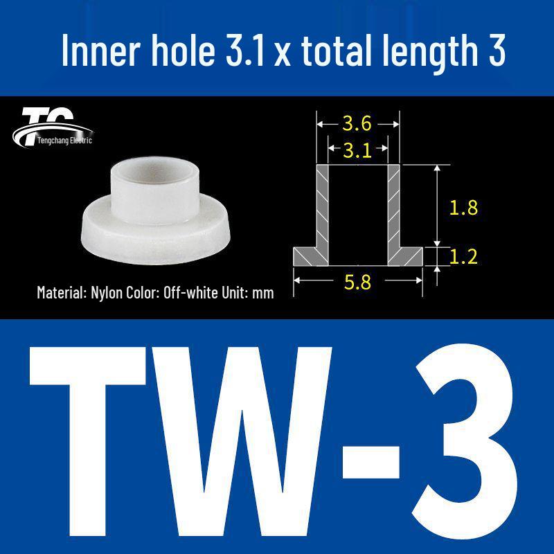 Insulating Nylon Bushings & Gaskets: T-Type, Stepped, Grooved Washers & Hinges for Window Protection
