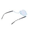 Einseitige Make-up-Hilfsbrille Kosmetische Klapp-Lesebrille mit Vergrößerung für Auftritte +3,50