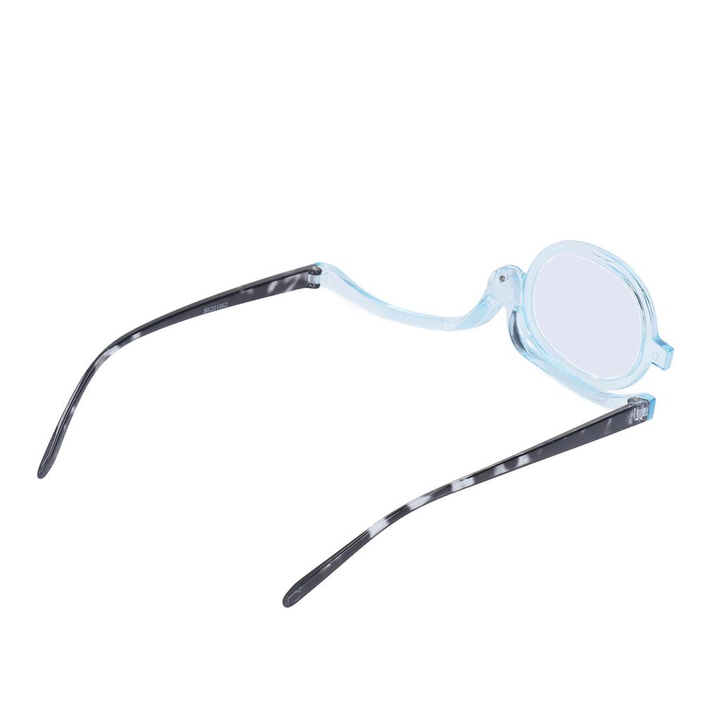 Einseitige Make-up-Hilfsbrille Kosmetische Klapp-Lesebrille mit Vergrößerung für Auftritte +3,50