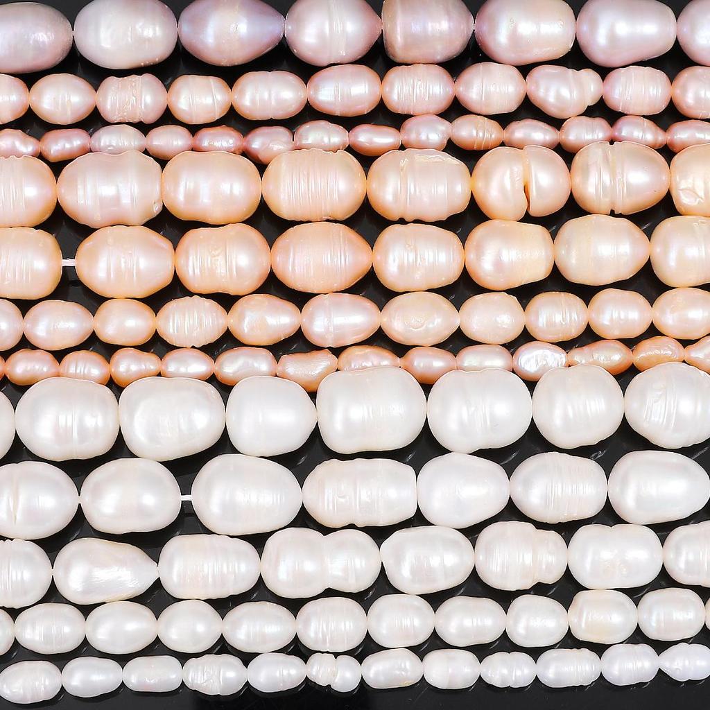 10-75Pcs Natural Freshwater Pearls For DIY Necklace Bracelet Earrings Jewelry Making