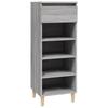 VidaXL Shoe Cabinet Sonoma Grey 40x36x105 Cm Engineered Wood 819778