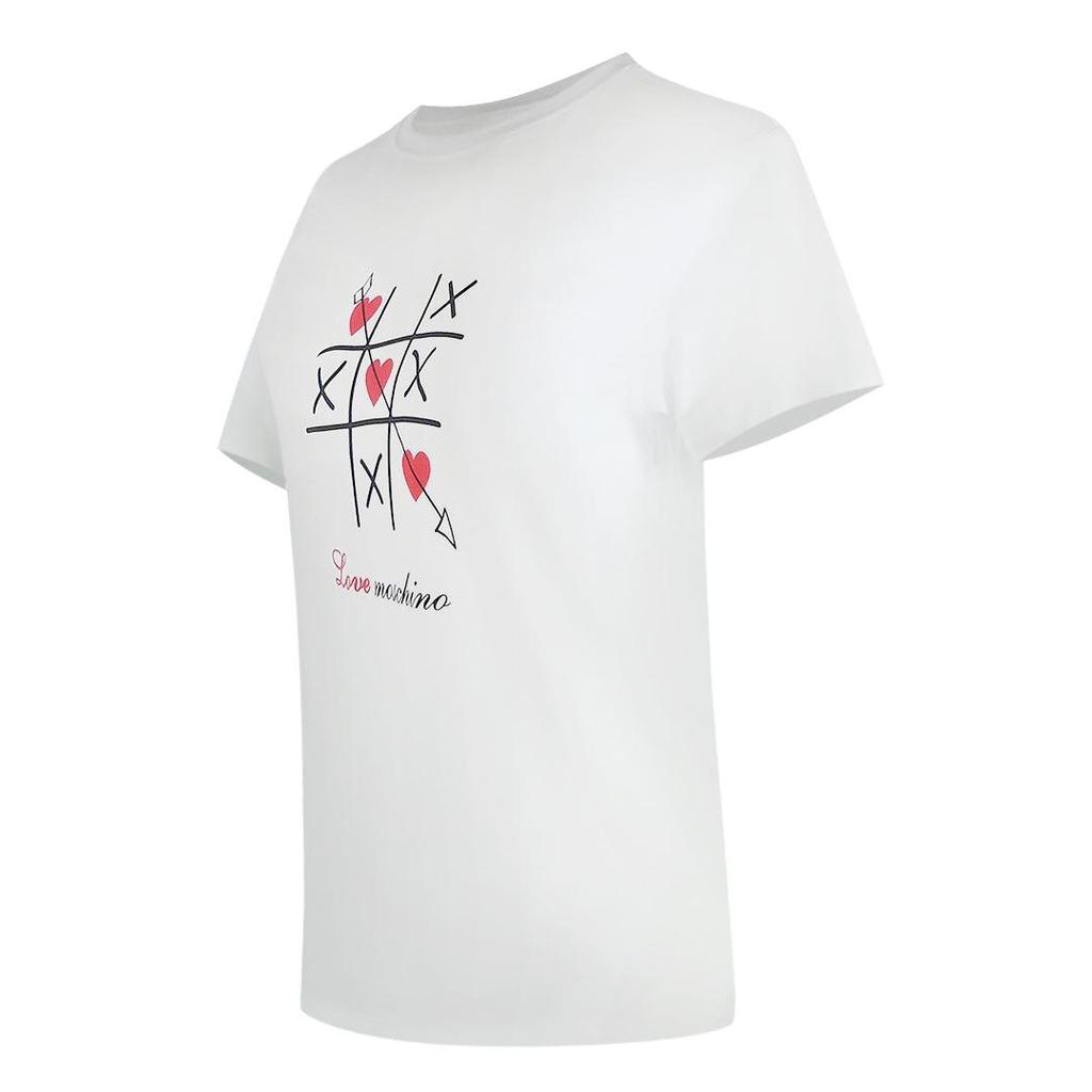 Love Moschino Unisex Adult Tic-Tac-Toe T-Shirt