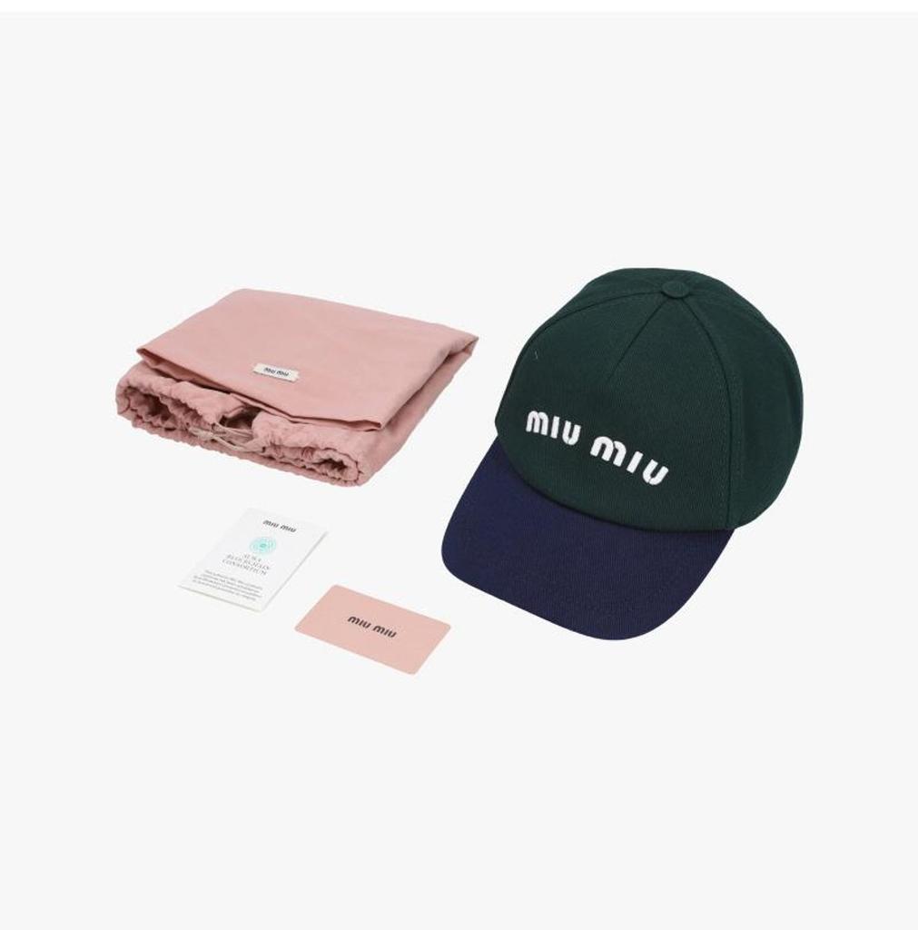 [MIU MIUMIU] 5HC179 ACQ1 F03RF Women's Ball Cap