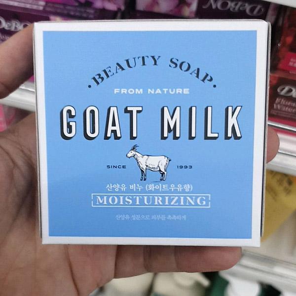 Shower Mate Goat Milk Soap White Milk Scent 90g