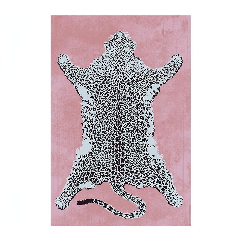 Light Luxury Plush Lounge Rug Home Bedroom Decor Leopard Print Carpet Thicken Study Non-slip Mat Nordic Carpets for Living Room