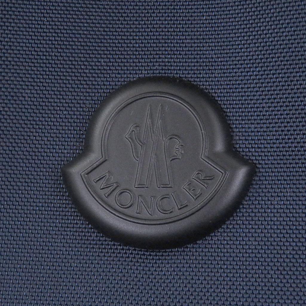 Excellent MONCLER Backpack Â· Daypack New Pierrick Logo patch Navy Nylon mens Used