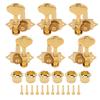 Guitar Tuning Key 3 Left 3 Right 1:18 Gear Ratio Stable Durable Easy Install Musical Instrument PartsGold