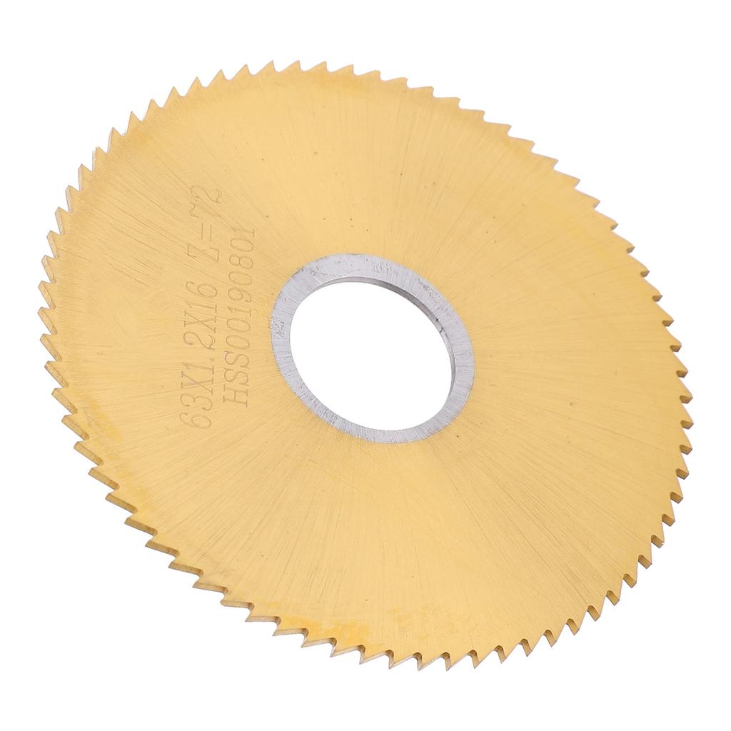 Saw Blade Rotating Mandrel Drill Disc Ti Coating Circular Table Saw Cutting Wheel 63x1.2mm