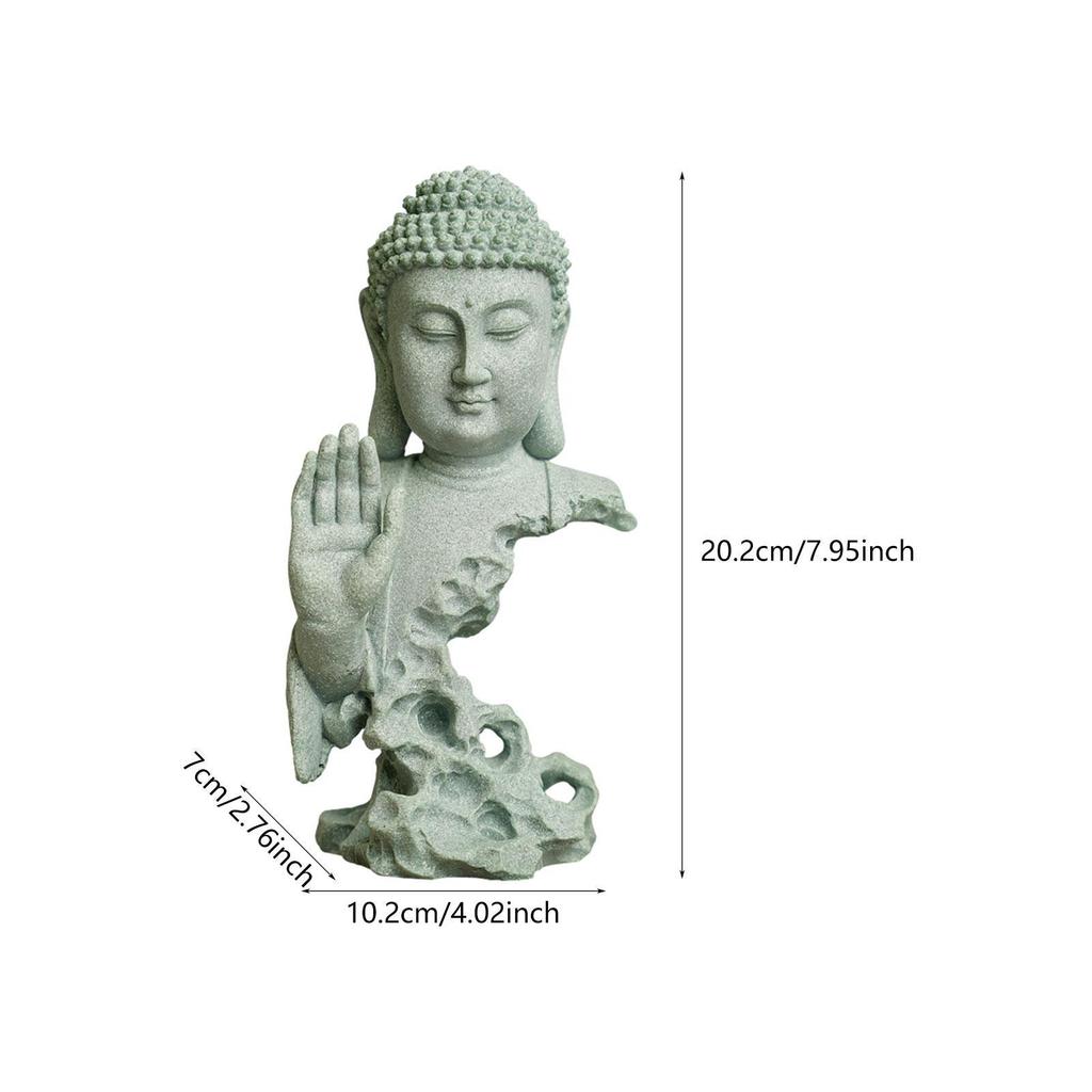 Gautama Buddha Statue Ornament Figure Zen Decoration Religious Sculpture for