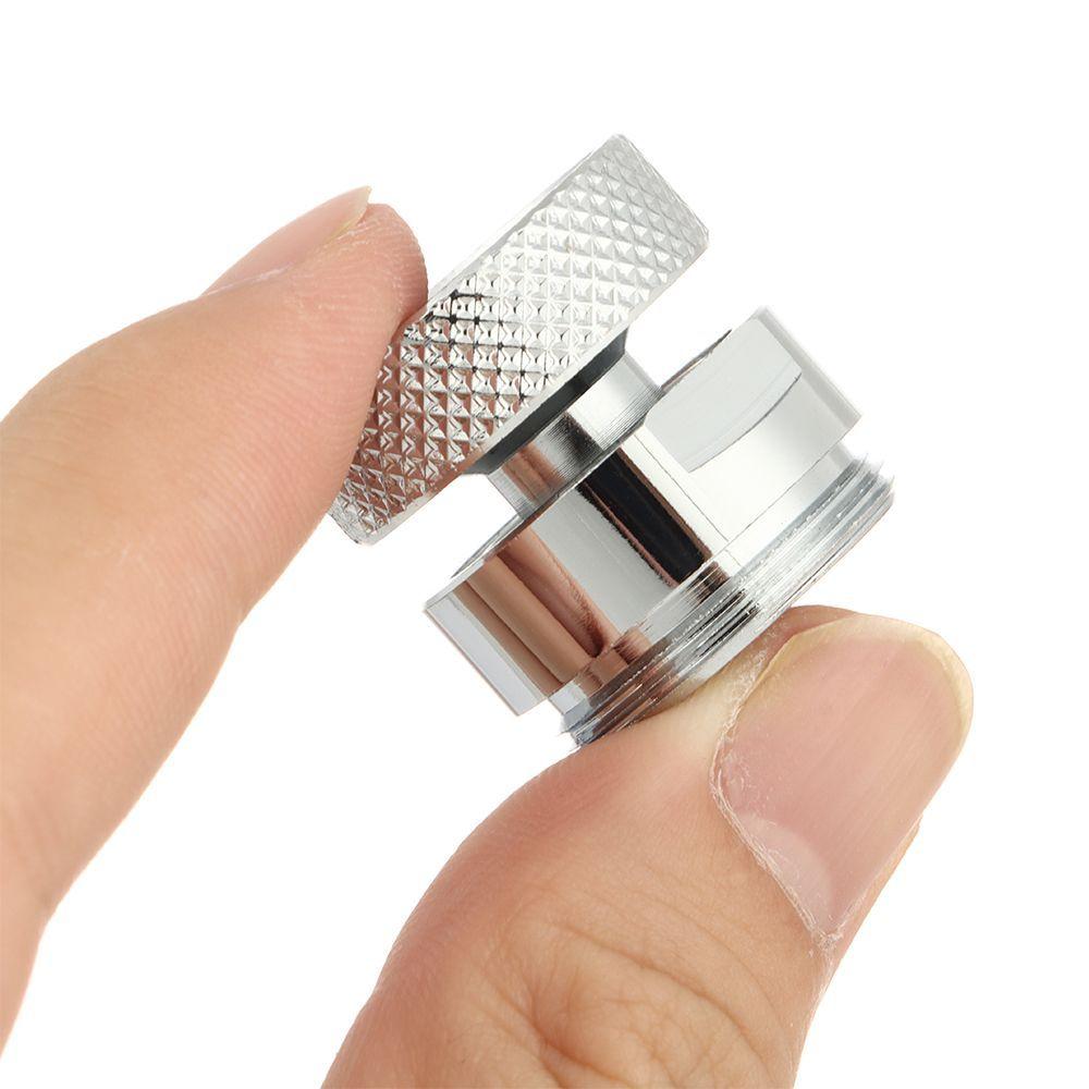 1Pc Swivel Aerator Adapter 360 Degree Adjustable Faucet Adapter Water Purifier Accessories Anti-Slip Garden Hose Connection 22mm